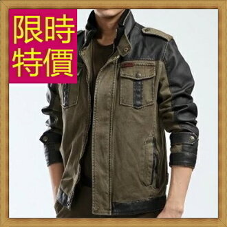 軍裝外套 男夾克-時尚個性韓版修身立領男外套62o26【韓國進口】【米蘭精品】