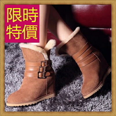 雪靴 中筒女靴子-正韓流行柔軟保暖皮革女鞋子5色62p46【韓國進口】【米蘭精品】