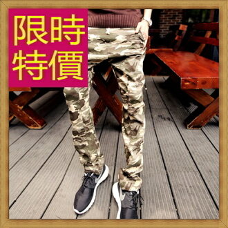 迷彩褲 軍褲-正韓時尚軍事風休閒男長褲子2色62s14【韓國進口】【米蘭精品】