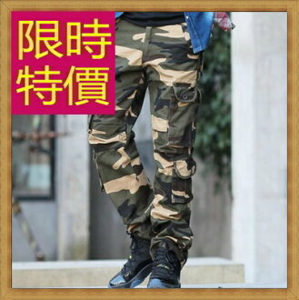迷彩褲 軍褲-正韓時尚軍事風休閒男長褲子2色62s23【韓國進口】【米蘭精品】