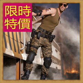 迷彩褲 軍褲-正韓時尚軍事風休閒男長褲子2色62s25【韓國進口】【米蘭精品】