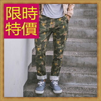 迷彩褲 軍褲-正韓時尚軍事風休閒男長褲子62s45【韓國進口】【米蘭精品】