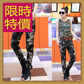 褲 軍褲-正韓時尚軍事風休閒女長褲子62s73【韓國進口】【米蘭精品】