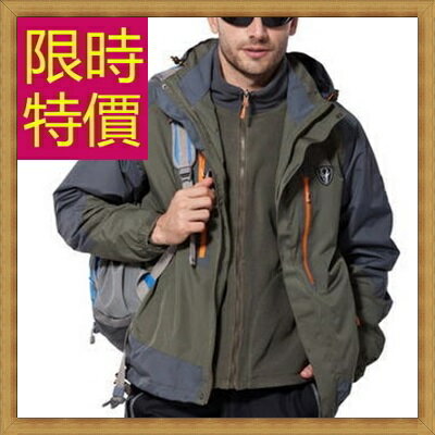 登山外套 男夾克-保暖防風防水透氣男滑雪外套62y43【加拿大進口】【米蘭精品】
