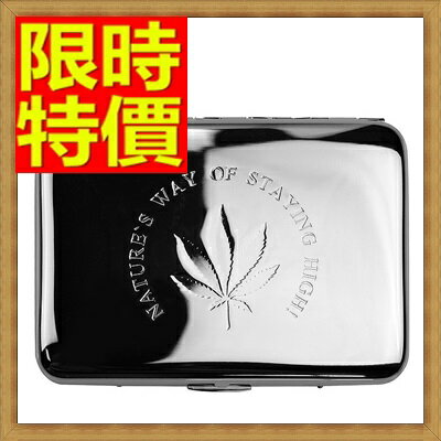 香菸盒 煙具-香煙盒純銅精緻銀楓葉隨身16支裝菸具 65a24【獨家進口】【米蘭精品】