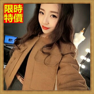 短版夾克 麂皮外套-新款氣質剪裁大口袋立領女外套2色65ah16【獨家進口】【米蘭精品】