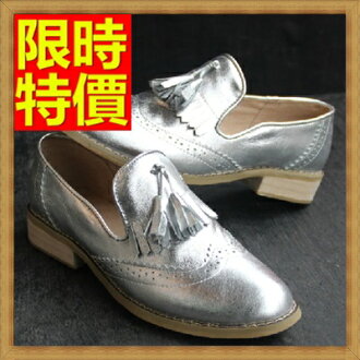 牛津鞋 女皮鞋-流蘇尖頭平跟英倫女鞋子65y8【獨家進口】【米蘭精品】
