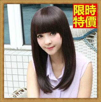 中長假髮 整頂假髮-清純可愛內彎修臉齊劉海女美髮用品7色66ag17【獨家進口】【米蘭精品】