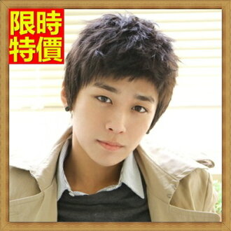 短假髮 整頂假髮-時尚個性帥氣有型韓式男美髮用品3色66ag43【獨家進口】【米蘭精品】