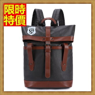 帆布包 後背包-街頭復古雙肩時髦男女包包2色67g29【獨家進口】【米蘭精品】