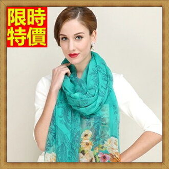 絲巾 真絲質圍巾-華麗唯美繁花暈染桑蠶絲女性大方巾2色67s43【獨家進口】【米蘭精品】