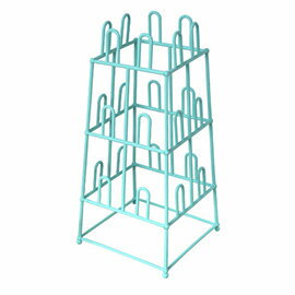 【好東西 全面收納專家】72102 粉彩世界簡易拖鞋架