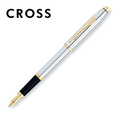【CROSS】新世紀系列 3309-FF 金鉻鋼筆 / 支