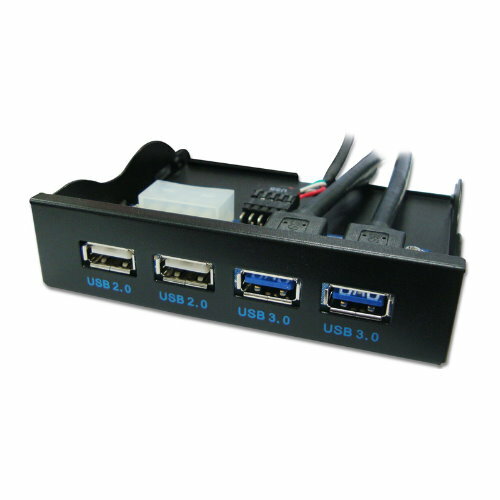 【DB購物】3.5"磁碟機擴充槽 USB3.0X2 + USB2.0X2埠源(請詢問貨源)