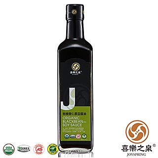 喜樂之泉 有機青仁黑豆醬油(500ml)