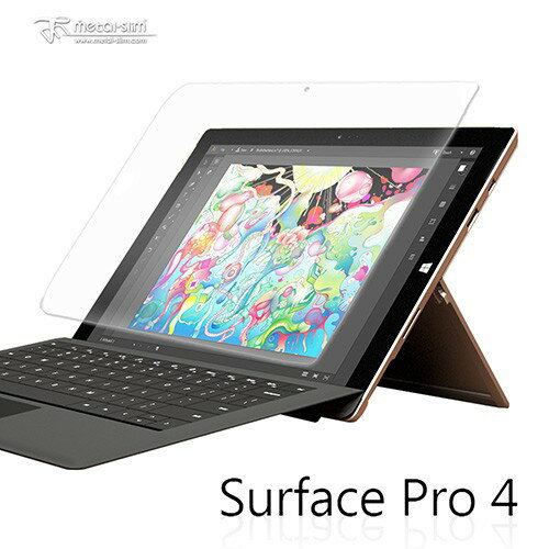 【UNIPRO】 Microsoft Surface Pro 4 9H弧邊耐磨防指紋鋼化玻璃保護貼  