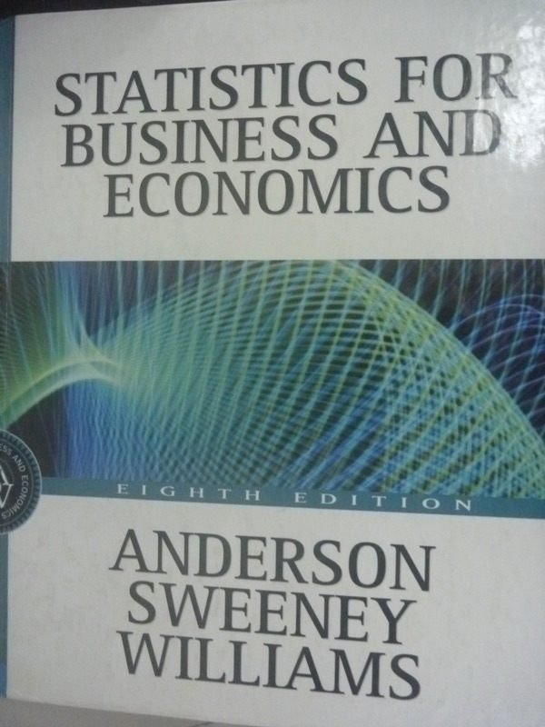 【書寶二手書T8／大學商學_ZAJ】Statistics for Business and Economics8/e