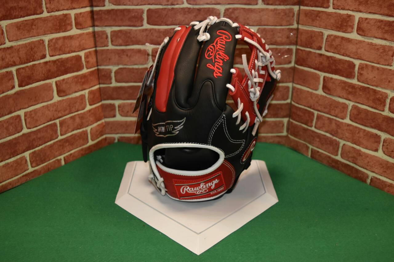 【軟式】日本 Rawlings 即戰型棒球手套 11.5" (GR5FG44L- B/RD)