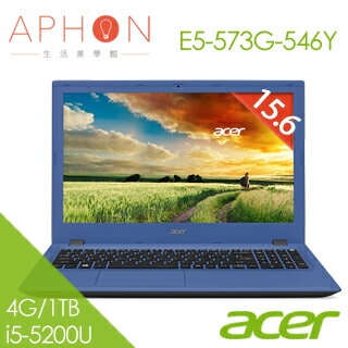 【Aphon生活美學館】acer E5-573G-546Y 15.6吋 i5-5200U 2G獨顯 筆電(4G/1T)- 送acer保溫杯