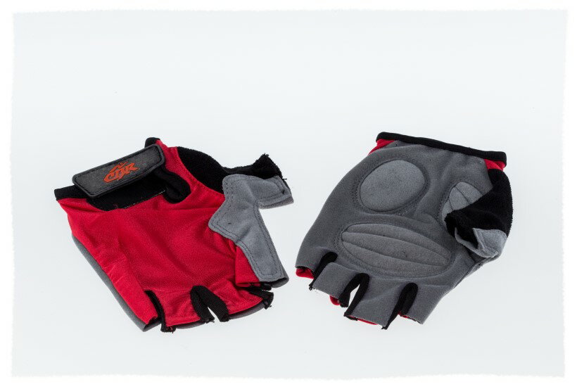 自行車 半指 吸震手套 紅色《意生自行車》