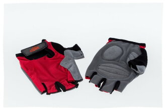 自行車 半指 吸震手套 紅色《意生自行車》