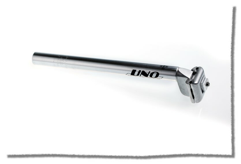 UNO 固定夾型 鋁合金座管 25.4 D ( 銀色 )《意生自行車》