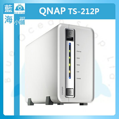 QNAP 威聯通 TS-212P 2Bay NAS 網路伺服器  