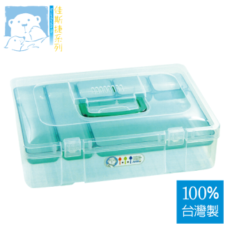 JUSKU佳斯捷 3250 A4芭比手提收納箱(A4) 【100%台灣製造】