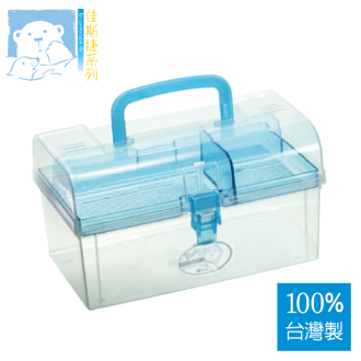 JUSKU佳斯捷 8679 中糖果陽光手提收納箱(M) 【100%台灣製造】