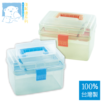 JUSKU佳斯捷 3149 大吐司手提收納盒 【100%台灣製造】