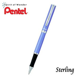 PENTEL飛龍 K611V 高級不鏽鋼鋼珠筆【迷漾紫】