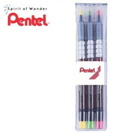 PENTEL飛龍 S512-3 螢光筆套組【三色裝】