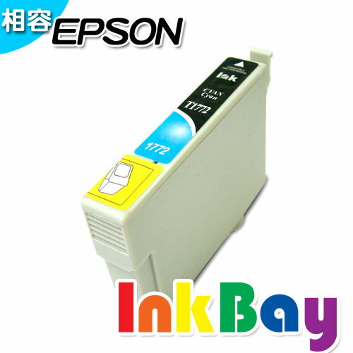 EPSON T1772 相容墨水匣(藍色) /適用機型：EPSON XP-30/XP-102/XP-202/XP-302/XP-402/XP-225/XP-422  