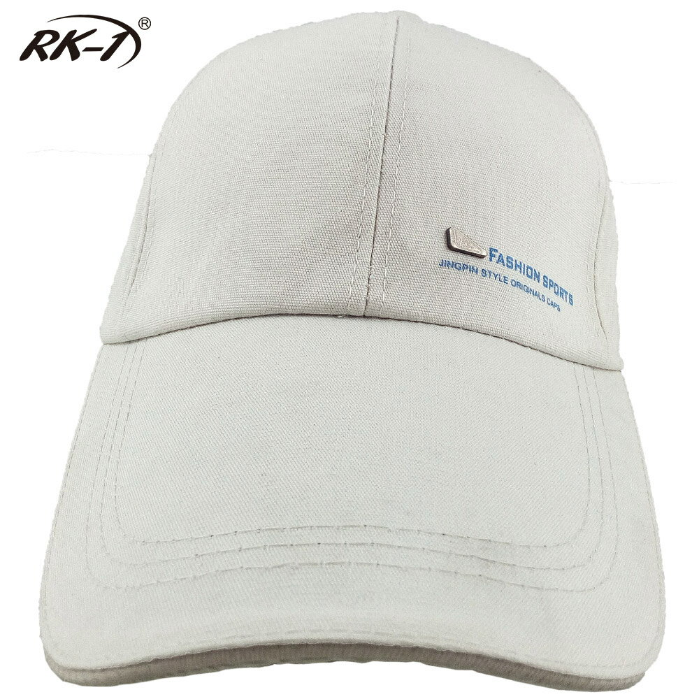 小玩子 RK-1 米白 布帽 帽子 鴨舌帽 長版型 休閒 遮陽 簡約 時尚