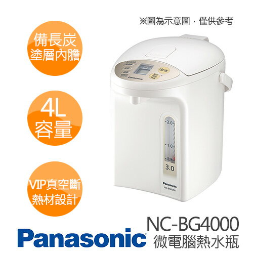 【預購】Panasonic 國際牌 NC-BG4000 4公升 微電腦熱水瓶