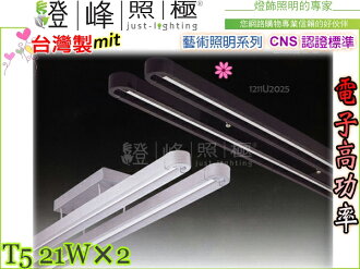 【吸頂燈】T5.21WX2 電子高功率 CNS認證 銀/黑 鋁合金 吸頂式 藝術照明 台灣製 #2025【燈峰照極my買燈】