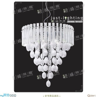 【吊燈】E14 五燈。金屬電鍍 水晶 玻璃 直徑60cm※【燈峰照極my買燈】#Q354-1