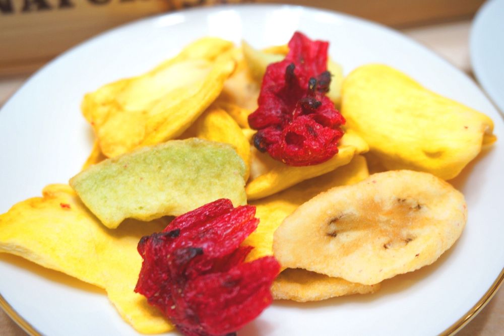 在台灣的天然好味道-新鮮 水果脆片 水果餅乾(綜合)