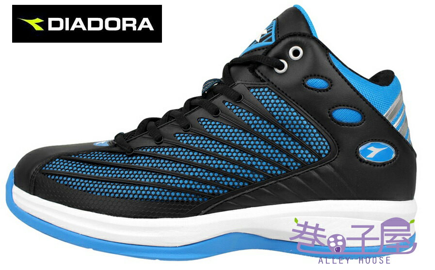 【巷子屋】義大利國寶鞋-DIADORA迪亞多納 男鞋籃球鞋 [2030] 黑藍 超值價$1036