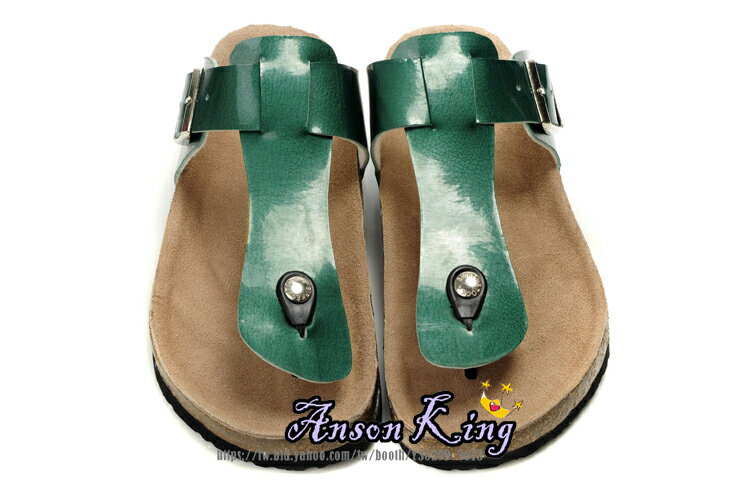 [Anson King]Outlet正品代購birkenstock MEDINA系列 男女款 懶人涼拖鞋 綠色亮皮