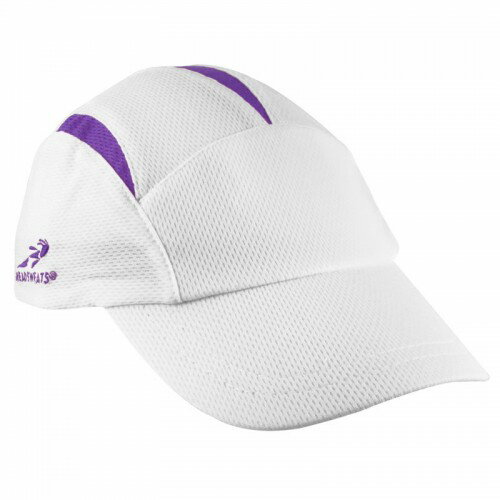 HEADSWEATS 汗淂 GO HAT 運動帽 (白/紫色)