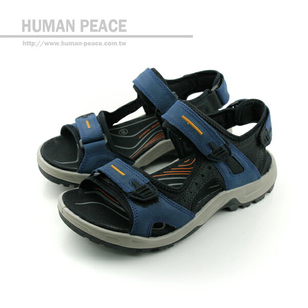 ecco YUCATAN SANDAL Sandal 涼鞋 黑/深藍 男款 no325