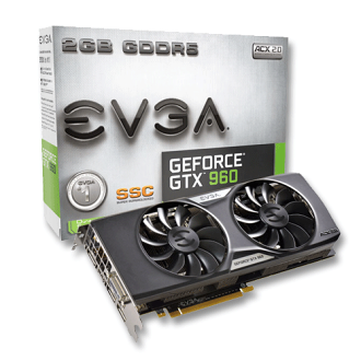 【EVGA 艾維克】GTX960 2GB SSC ACX 2.0 顯示卡