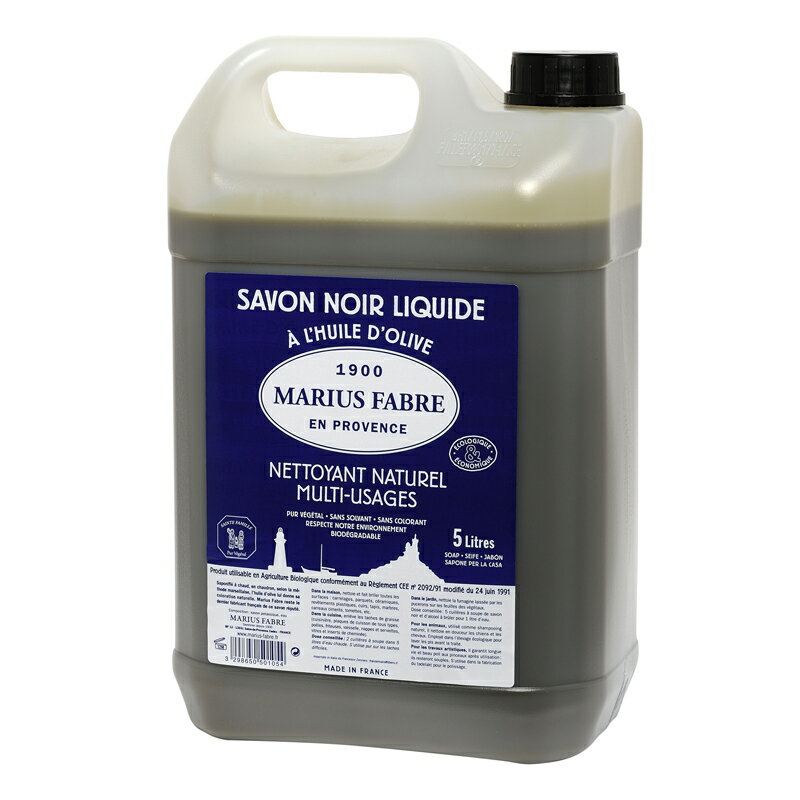 【MARIUS FABRE】法鉑橄欖油黑肥皂/5L