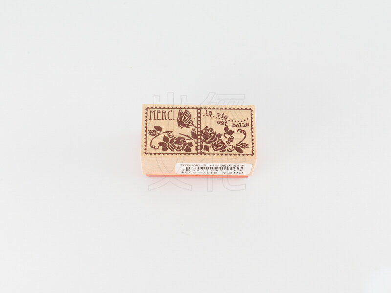 ＊小徑文化＊日本進口手作雑貨 TOKYO ANTIQUE stamp - バラ園の切手 ( B2040KI-B )