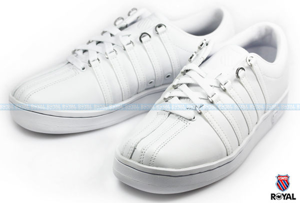 -SWISS 新竹皇家 THE CLASSIC 白色 輕量 復古 網球鞋 男女款 NO.A0568-I3837