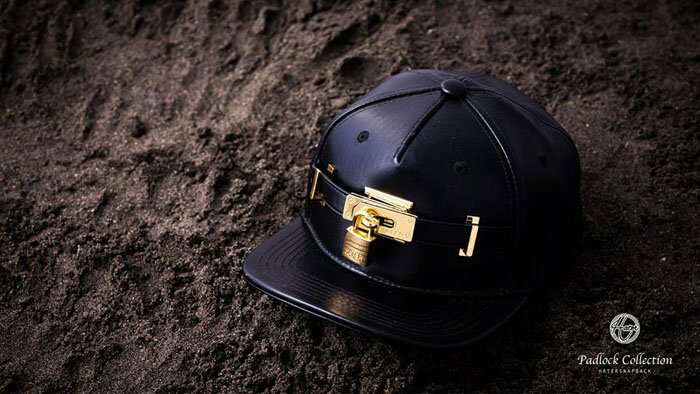 ►法西歐_桃園◄ HATer Snapback PadLock 鎖頭帽 高質感 金鎖頭 鑰匙 皮革 黑色 棒球帽