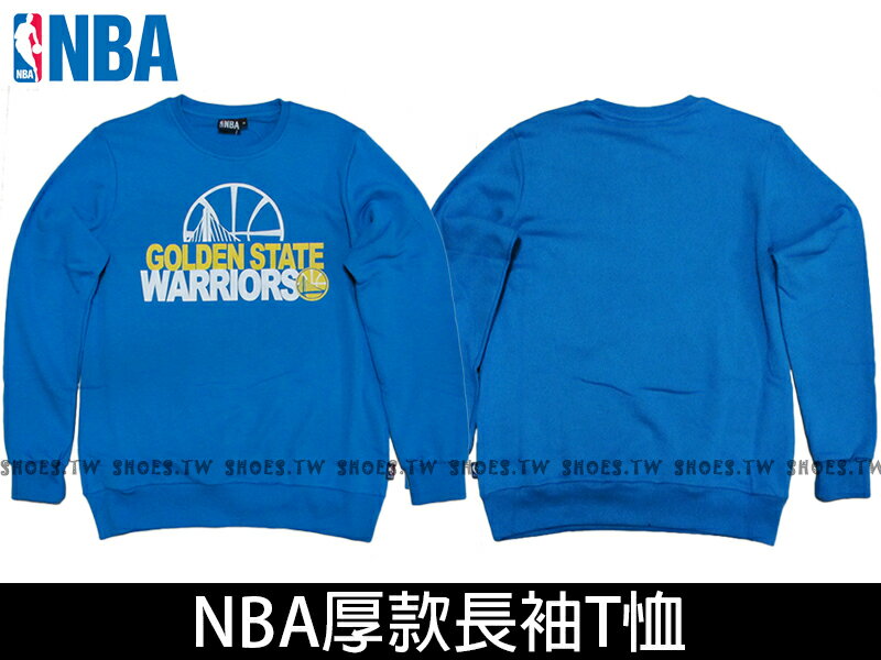 Shoestw【8560120-023】NBA 長袖 2015 純棉 金州 勇士隊 籃球