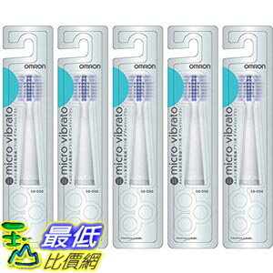 [東京直購] OMRON SB-050-5P (HT-B201適用) 音波式電動牙刷 替換刷頭 5入組  