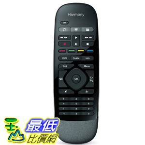 [美國直購] Logitech Harmony Smart Control ?技智能遙控器 with Smartphone App and Simple Remote - Black  
